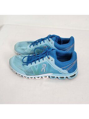 On Cloud Womens Running Shoes Size W7 Blue Haze Cloudflow Athletic Lightweight
